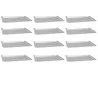 Sunnex Aluminium Flat Edge Baking Tray - 470 x 356 x 20mm - Set of 12