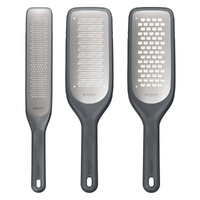 Zyliss Stainless Steel Coarse Fine Rasp Grater - Set of 3
