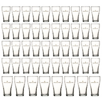 Crown Nucleated Headmaster 285ml Beer Conical Glasses - Set of 48