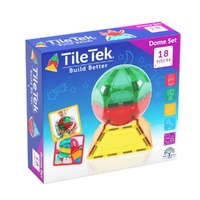 TileTek Tile 18 Piece Dome Tiles Set Age 3+