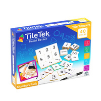 TileTek 40 Piece Tile Topper Numbers Pack Age 3+