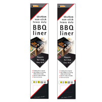  Toastbags Heavy Duty Non-Stick Barbeque Hot Plate Liner Sheet - 2 Pack