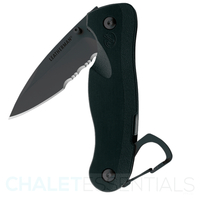 Leatherman CRATER C33X Black Serrated Blade Pocket Folding Knife *AUTHAUSDEALER*