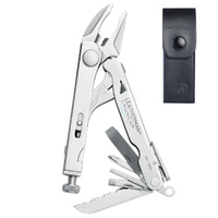NEW Leatherman CRUNCH Locking Plier Multi-Tool Knife + Leather Sheath 