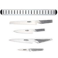GLOBAL 4 Knife Set PLUS Magnetic Rack **BNIB** AUS Stock GLOBAL JAPANESE USA