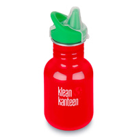 Klean Kanteen Kid 12oz / 355ml Classic w/ Sippy Cap Bottle - Red