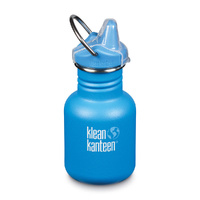 Klean Kanteen Kid 12oz / 355ml Classic w/ Sippy Cap Water Bottle - Pool Party