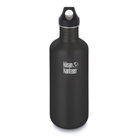KLEAN KANTEEN THE ORIGINAL 1182ml 40oz BPA FREE WATER BOTTLE - SHALE BLACK SAVE