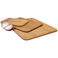 New Scanpan Bamboo 3 Piece Cutting Board Set 3pc