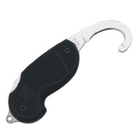 Rescue 911 Knife Rescue Tool Seat Belt Cutter EMS Police Fire Ambulance - Black