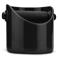 New Dreamfarm Grindenstein Knock Box Coffee Grinds Tamper Waste Bin - Black  