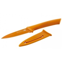 SCANPAN SPECTRUM SOFT TOUCH UTILITY KNIFE W/ SHEATH  - ORANGE BRAND NEW SAVE 