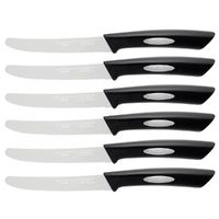 Scanpan 12cm Classic Steak Knives Black - Set of 6