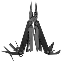 New Leatherman CHARGE + PLUS BLACK Multi-Tool & Molle Sheath