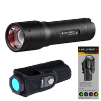 New LED LENSER P7 Torch Flashlight 450 Lumens & Intelligent Filter