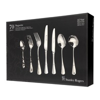 New STANLEY ROGERS BAGUETTE 70 Piece Stainless Steel 70pc Cutlery Set 50567