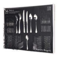 Stanley Rogers Bolero 56 Piece Stainless Steel Cutlery Set - 56pc