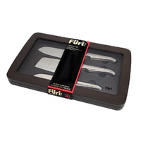 Furi Pro 3 Piece Asian Style 3pc Knife Set - Chopper Santoku Utility