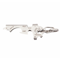 New TRUE UTILITY 32210 KEYTOOL Pocket 8 tools in 1 MultiTool Tool