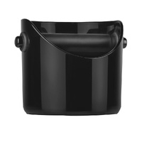 Dreamfarm Grindenstein 85% Big Larger Coffee Knock Box Grinds Tamper Waste Bin - Black