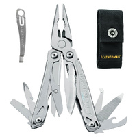 Leatherman Wingman Stainless Steel Multi-Tool & Nylon Sheath & Pocket Clip