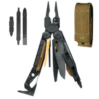 New Leatherman MUT BLACK Multi-Tool & Molle Sheath & Bit Kit