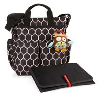 NEW SKIP HOP DUO SIGNATURE NAPPY DIAPER BABY BAG W/ CHANGING MAT - ONYX TILE SKIPHOP