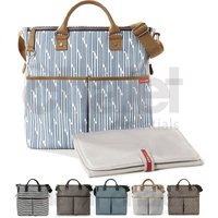 New SKIP HOP DUO Special Edition Diaper Nappy Baby Bag With Changing Mat