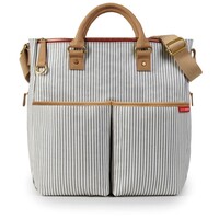 New SKIP HOP DUO Special Edition Nappy Baby Bag W/ Changing Mat FRENCH STRIPE SH200037