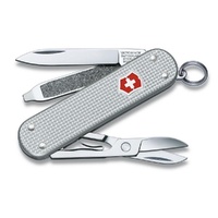Victorinox Swiss Army Knife Classic Silver Alox -  5 Functions