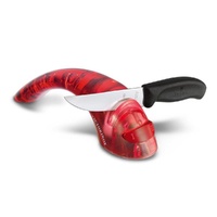 Victorinox 2 Stage Ceramic Rolls Pull Thru Knife Sharpener Red - 7.8721