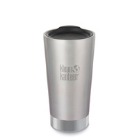 KLEAN KANTEEN 16OZ 473ML VACUUM INSULATED TUMBLER BRUSHED STAINLESS BPA FREE