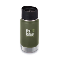 NEW KLEAN KANTEEN INSULATED WIDE 12OZ 355ML FRESH PINE GREEN TEA COFFEE WATER SOUP