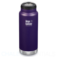 KLEAN KANTEEN TKWIDE INSULATED 32OZ 946ML KALAMATA PURPLE BPA FREE WATER BOTTLE