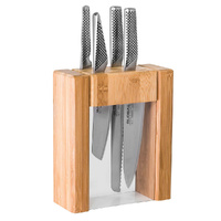 Global Teikoku Ikasu V 5pc Knife Block Set 5 Piece - Made in Japan