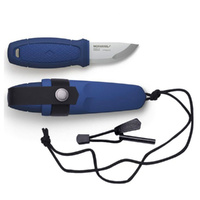 Morakniv Eldris Neck Pocket Outdoor Knife W/ Fire Starter Kit - Blue YKM12631