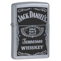 Zippo Jack Daniels Label Street Chrome Windproof Lighter 