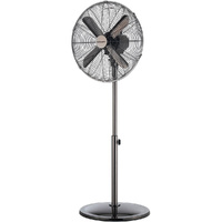 Dimplex 40cm High Velocity Oscillating Pedestal Fan - Gunmetal DCPF40GBLK