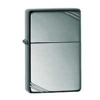 Zippo Vintage Slashes - High Polished Chrome Lighter