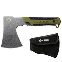 Gerber Pack Hatchet Flat Axe Sage Green Stonewash - 31-003482