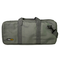 ChefTech 18 Pocket Knife Roll Storage Knives Bag w/Strap - Grey
