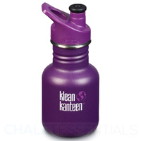 NEW KLEAN KANTEEN KID 355ML 12OZ SPORTS GRAPE JELLY PURPLE BPA FREE WATER BOTTLE SAVE !