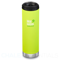 KLEAN KANTEEN TKWIDE INSULATED 20OZ 592ML LIME JUICY PEAR W/ CAFE CAP