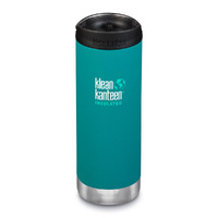 KLEAN KANTEEN TKWIDE INSULATED 16OZ 473ML EMERALD BAY W/ CAFE CAP