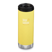 Klean Kanteen 16oz / 473ml TKWide Insulated Cafe Cap Bottle - Buttercup Yellow