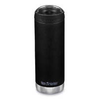 Klean Kanteen TKWide 16oz 473ml Insulated Black W/ Cafe Cap Drink Bottle