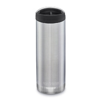 Klean Kanteen TKWide 16oz 473ml Insulated Brushed Stainless W/ Cafe Cap Bottle