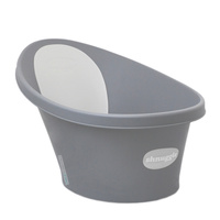 Shnuggle Baby Bath w/ Backrest & Bum Bump Support Dark Grey Free Ship