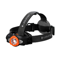 LED LENSER MH11 Head Torch Rechargeable Headlamp - BLACK ORANGE 1000 Lumens 