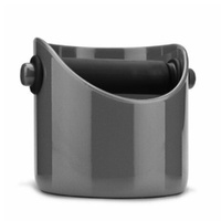 Grindenstein Coffee Knock Box Tamper Bin - Steel Wool Grey